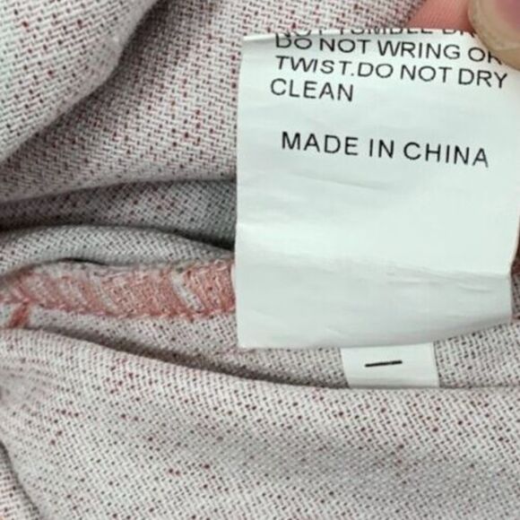 Unbranded (L) Large Drawstring Pull-cord Pull Red Gray Denim Cargo Jean Pants - Picture 8 of 13